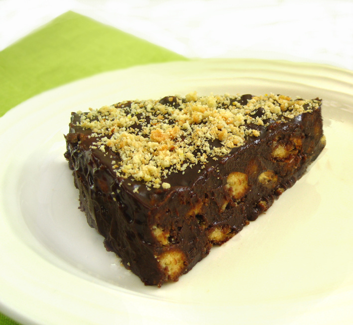 Brownie de chocolate e banana