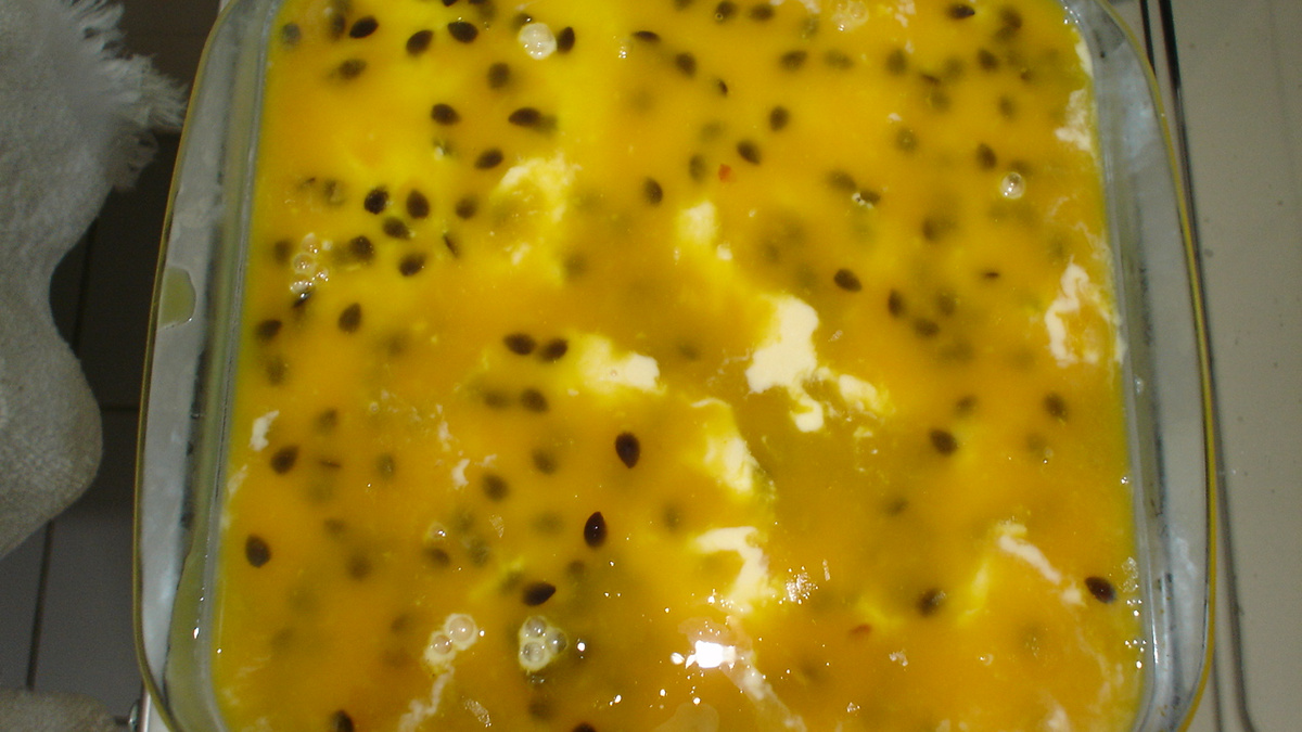 Pavê de maracujá