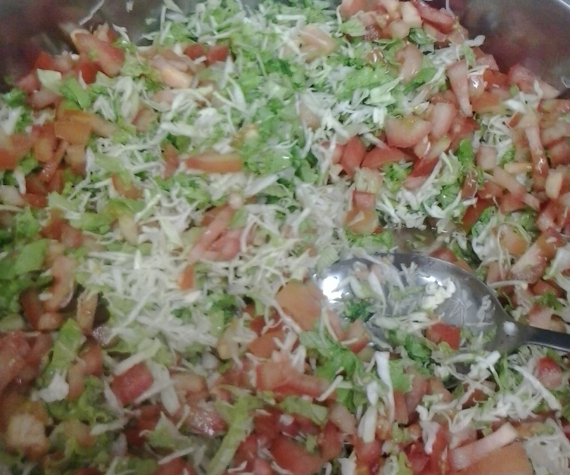 Salada de Rúcula e Manga