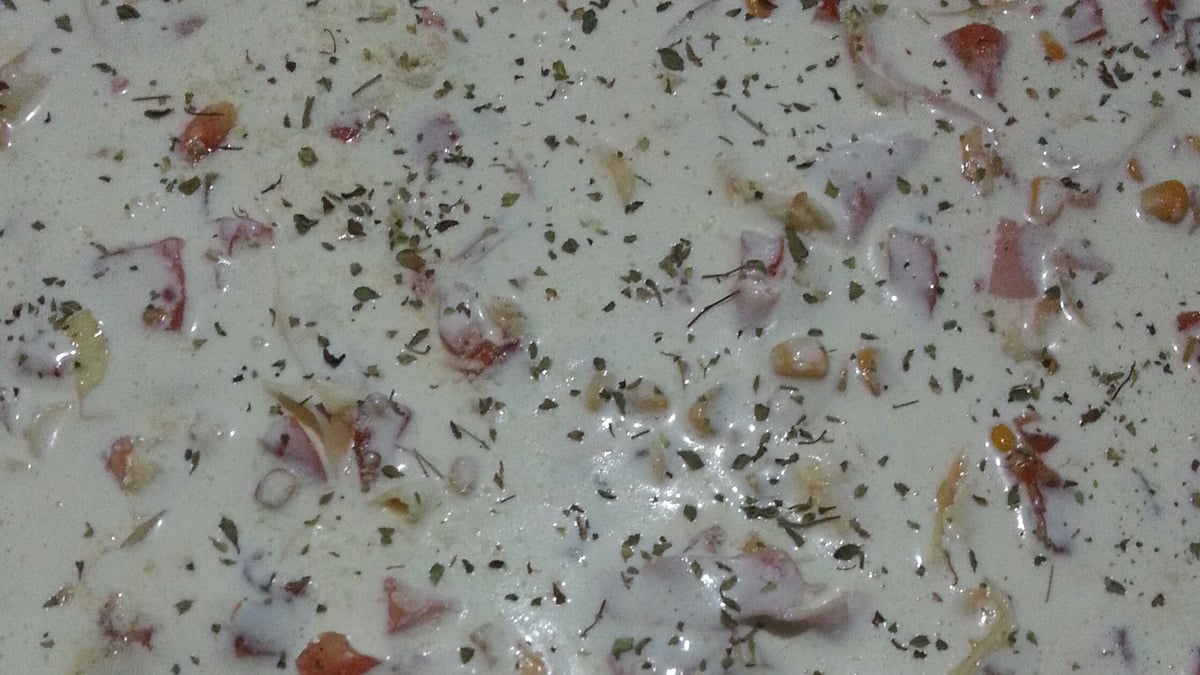 Torta de presunto e queijo cremosa