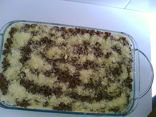 Purê de batata gratinado