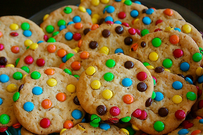 Cookies de M&M's