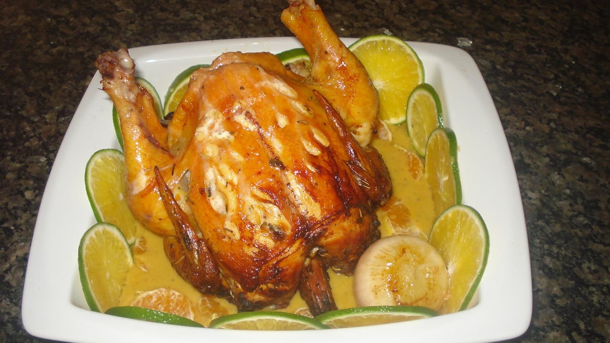 Frango com laranja