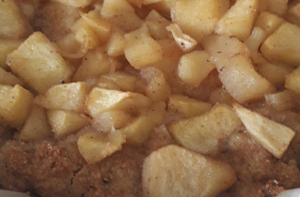 Torta de maçã fit