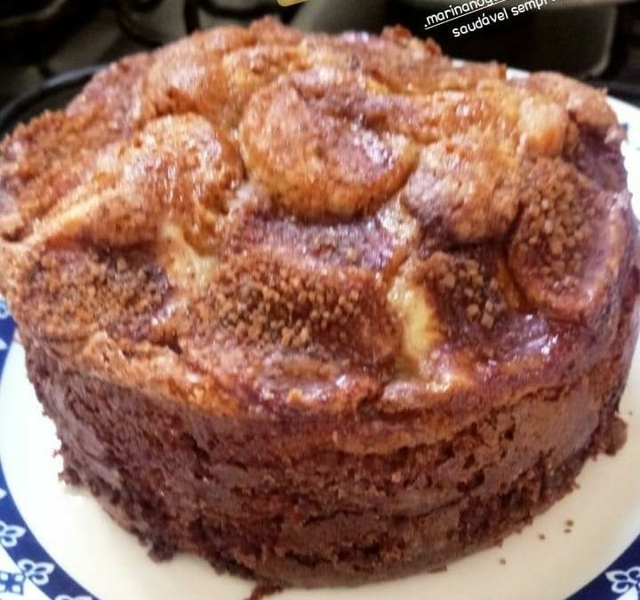 Bolo de banana sem lactose e sem glúten