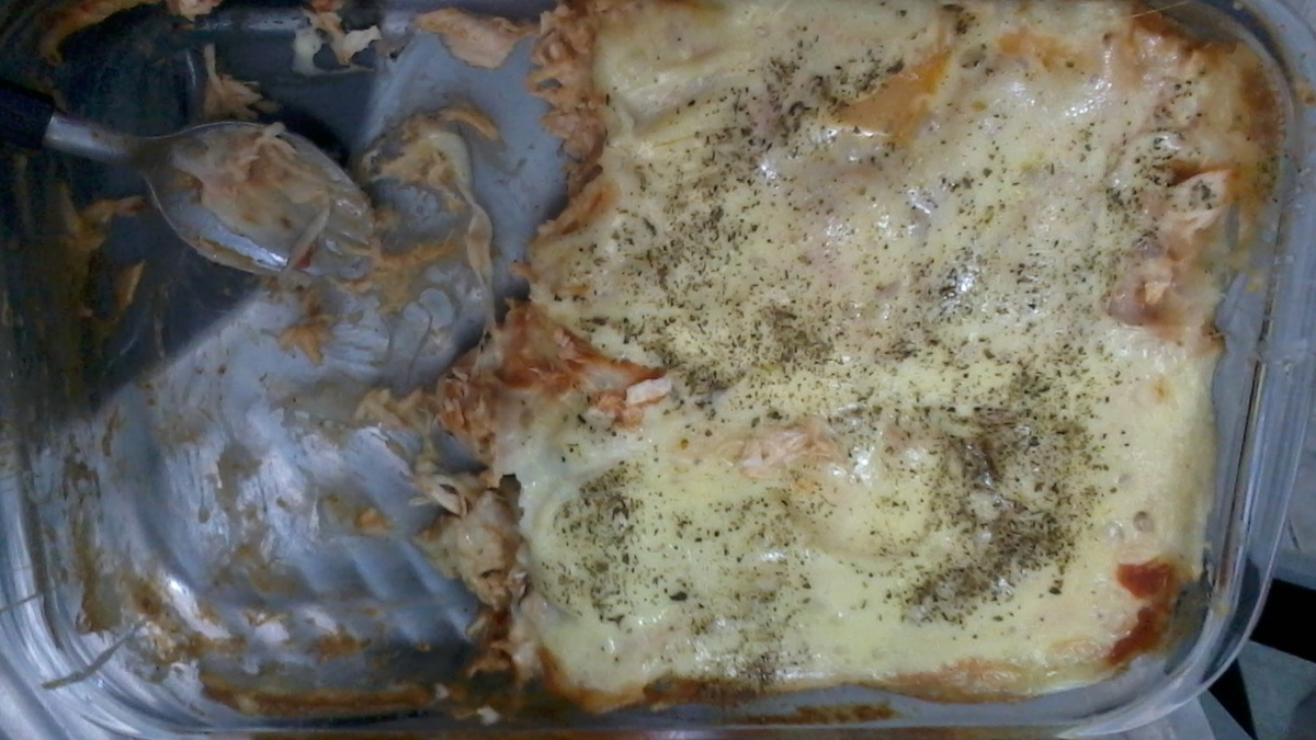 Escondidinho de frango simples e rápido
