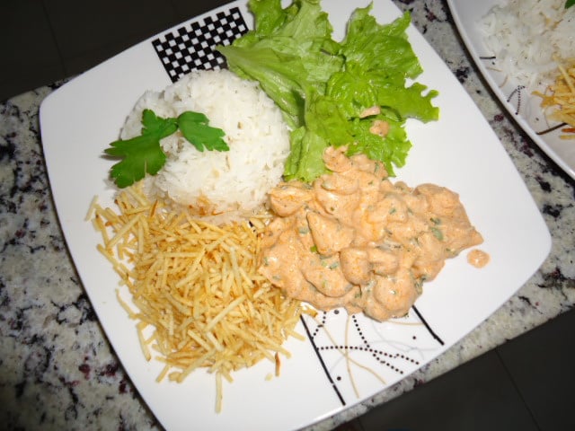 Estrogonofe de frango simples