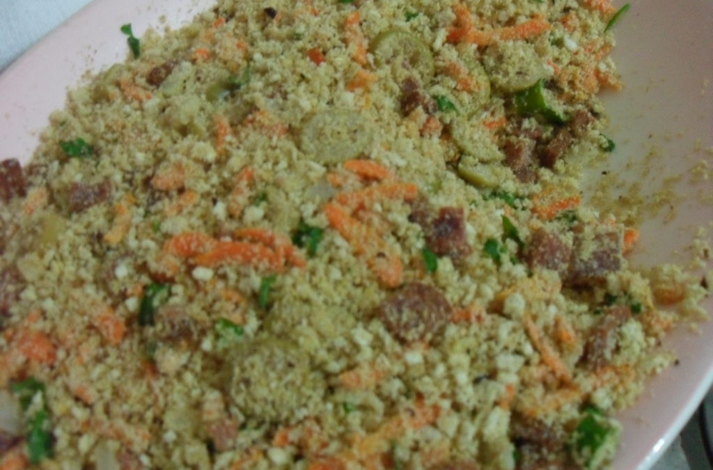 Farofa rápida e deliciosa