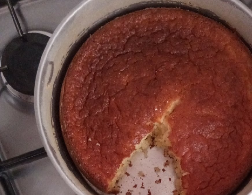 Bolo de tapioca todo gostoso