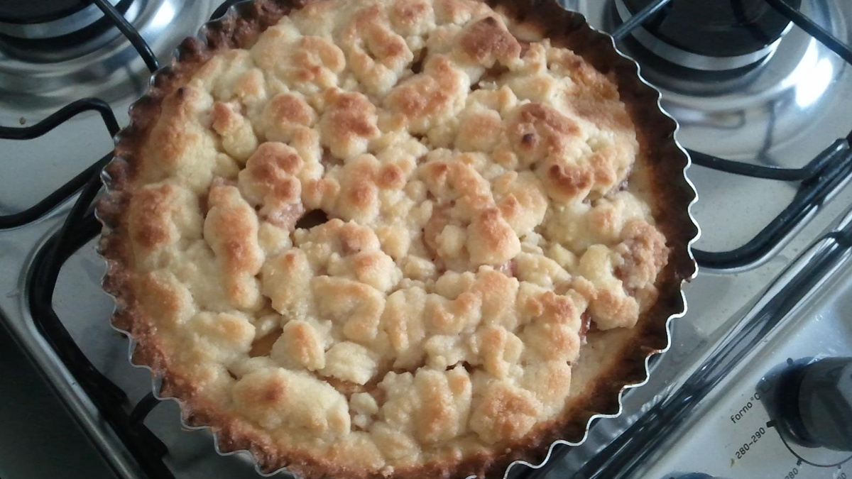 Torta de maçã simples