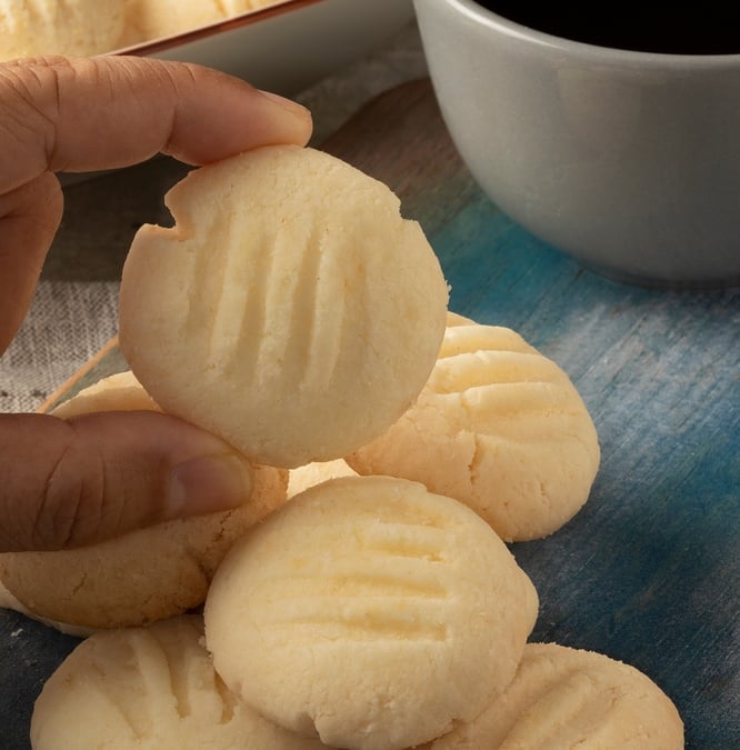 Biscoito de nata na air fryer