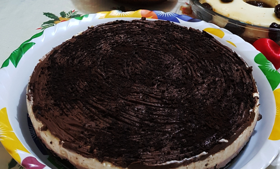 Cheesecake de chocolate