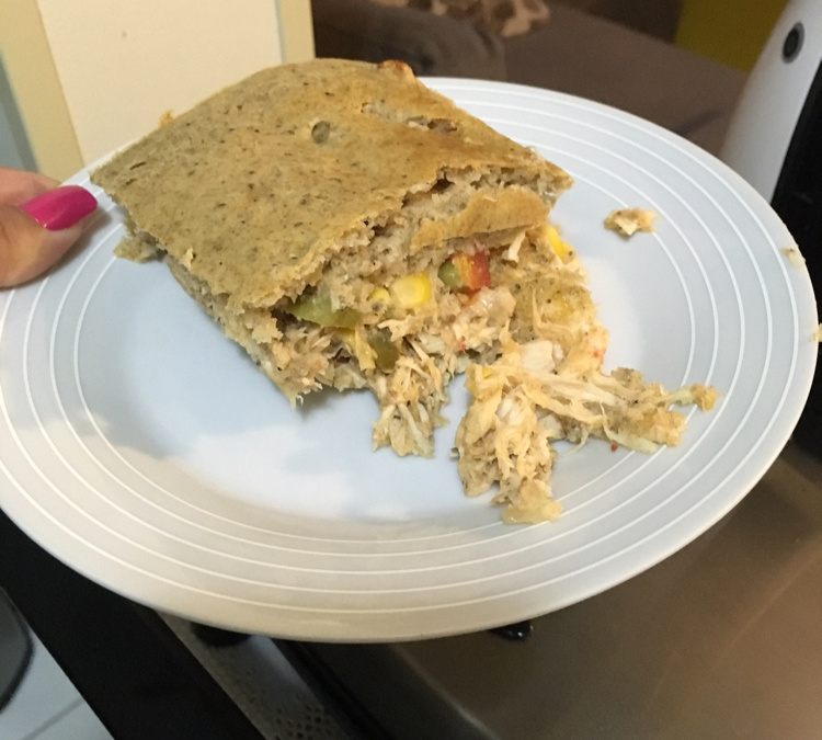 Torta de frango integral