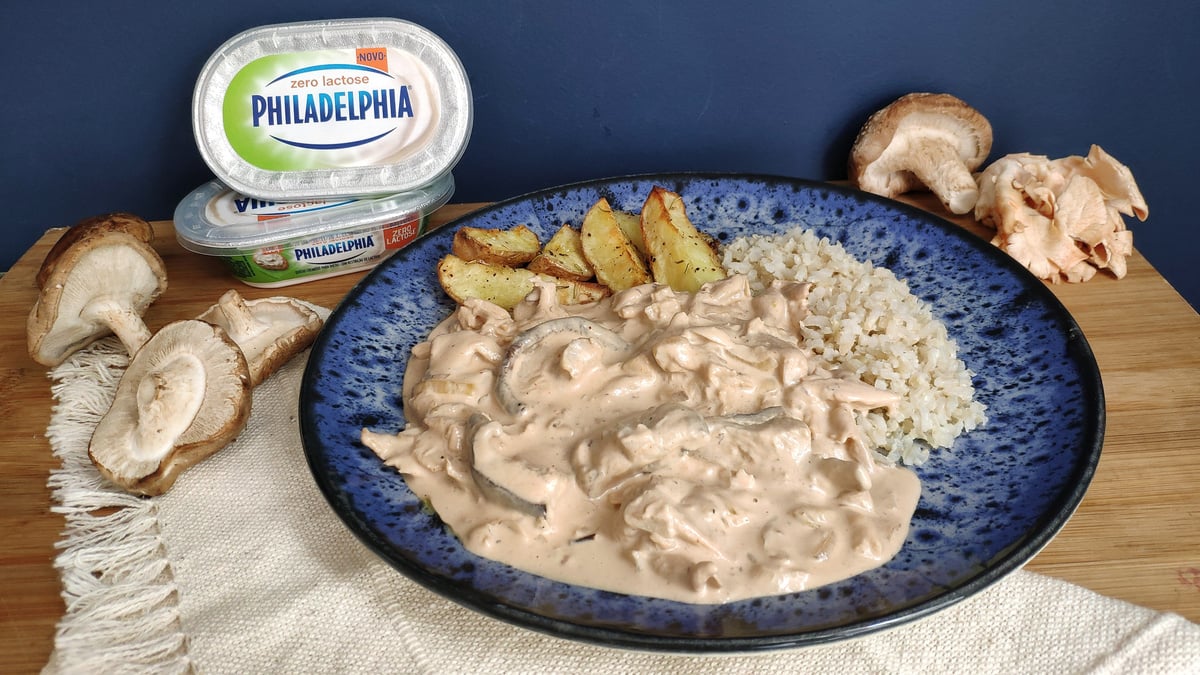 Strogonoff de cogumelos