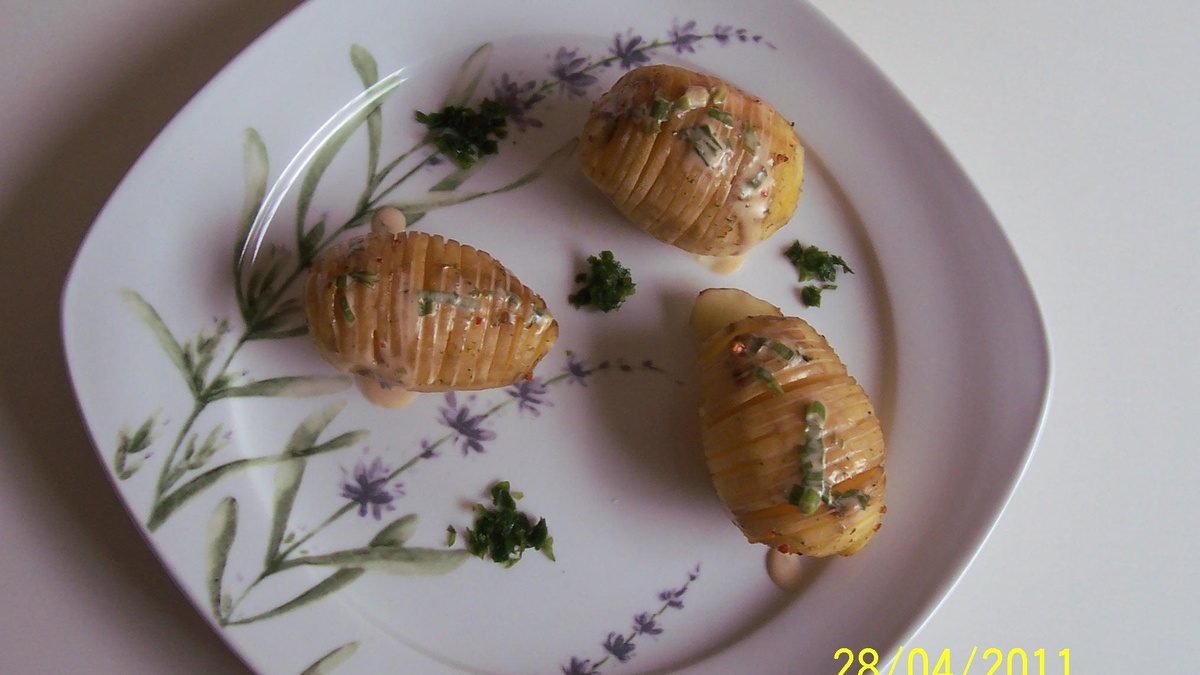Batatas laminadas