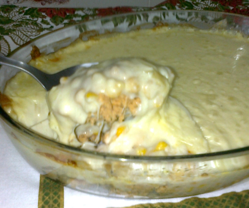 Frango ao creme de milho da Tia Merope