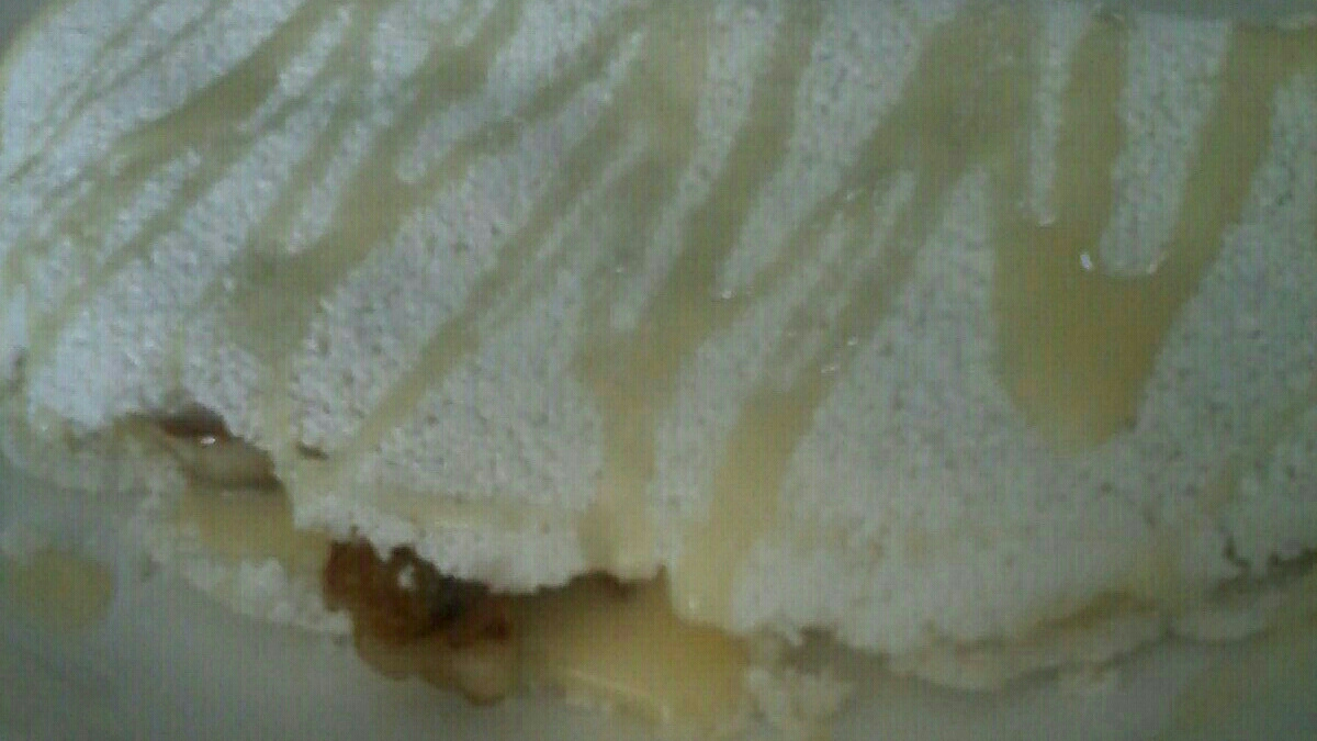 Tapioca com recheio de banana frita