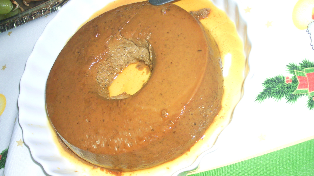 Pudim de ameixa