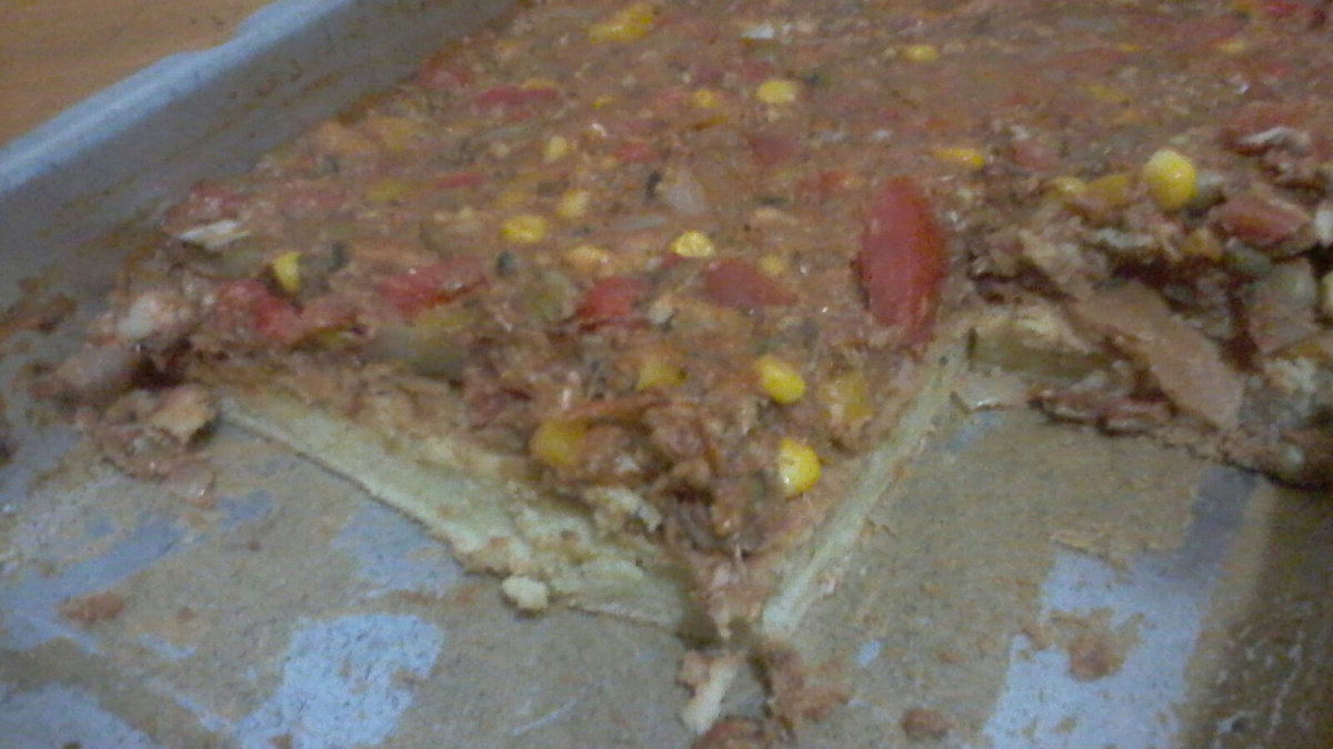 Pizza de sardinha rápida