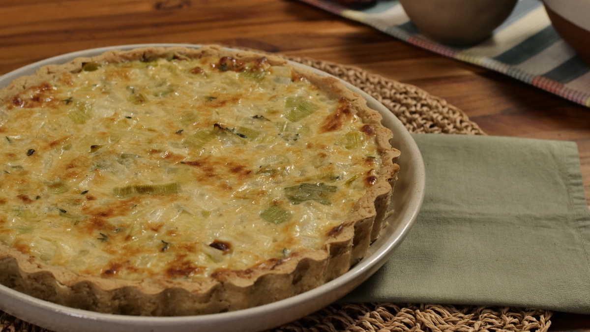 Quiche de Grão-de-Bico
