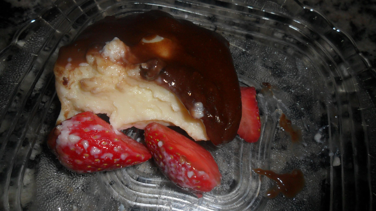 Delícia de morango com chocolate