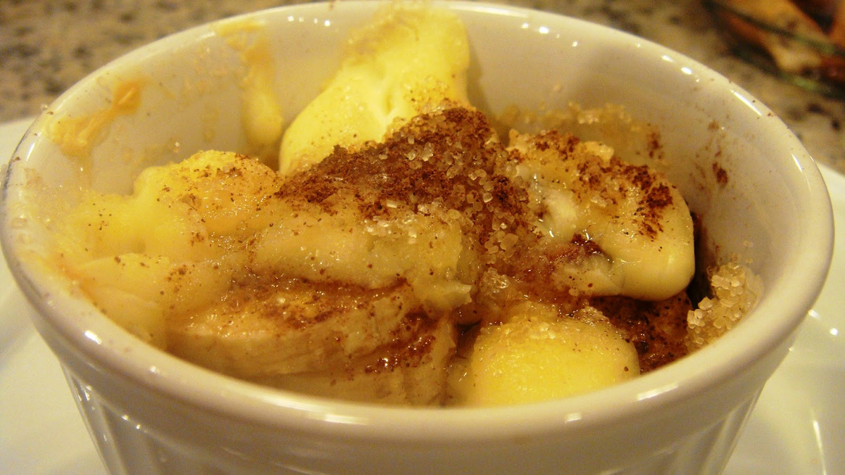 Flan de banana