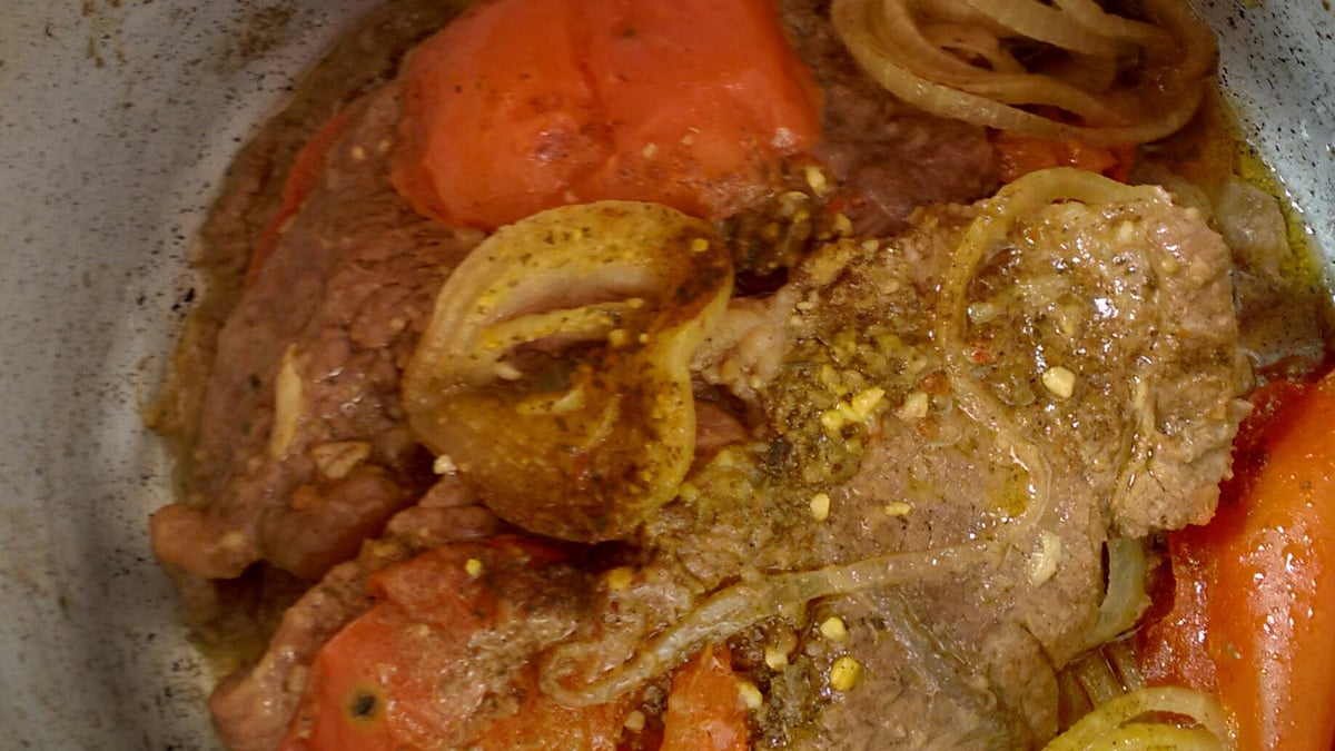 Bife de panela de pressão
