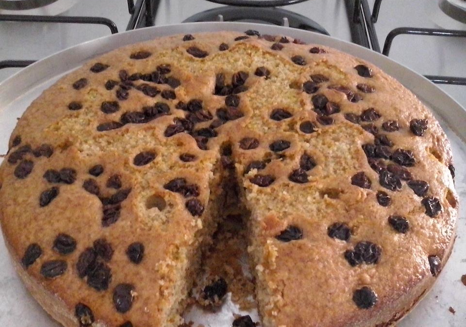 Bolo de laranja saudável