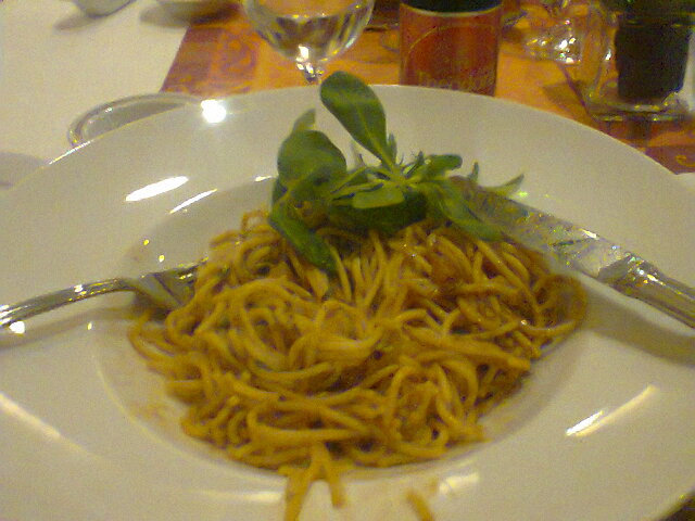 Macarrão ao molho de limão