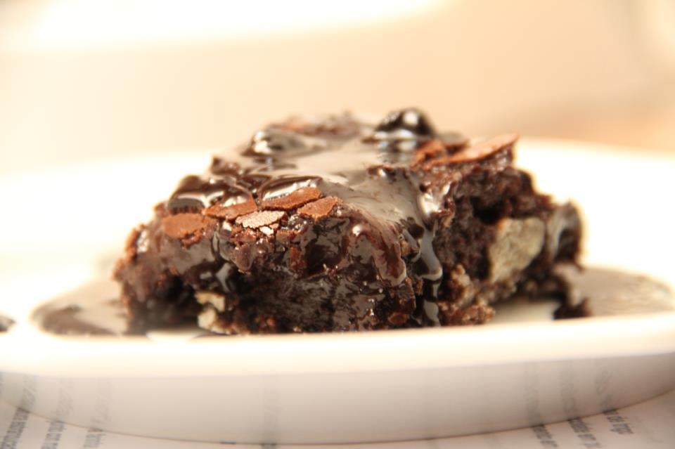 Brownie cremoso