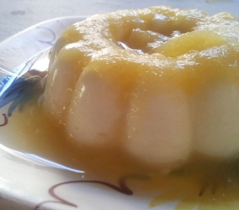 Manjar com leite de coco