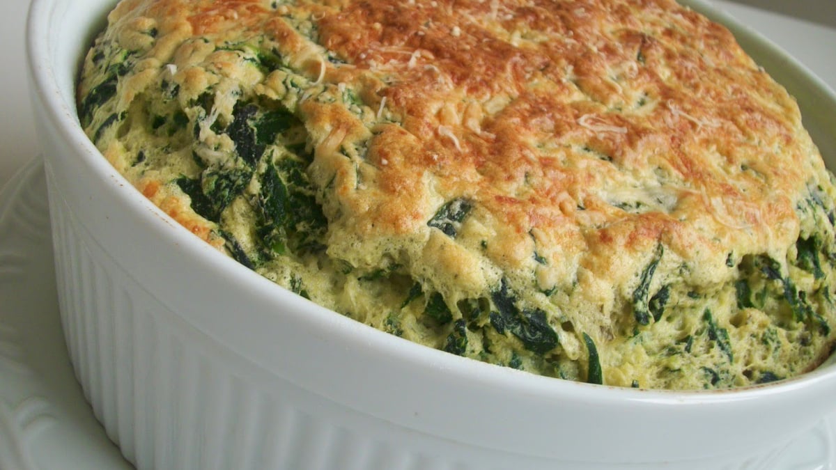 Souflé de espinafre