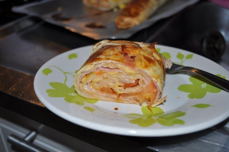 Rocambole de massa de Pastel