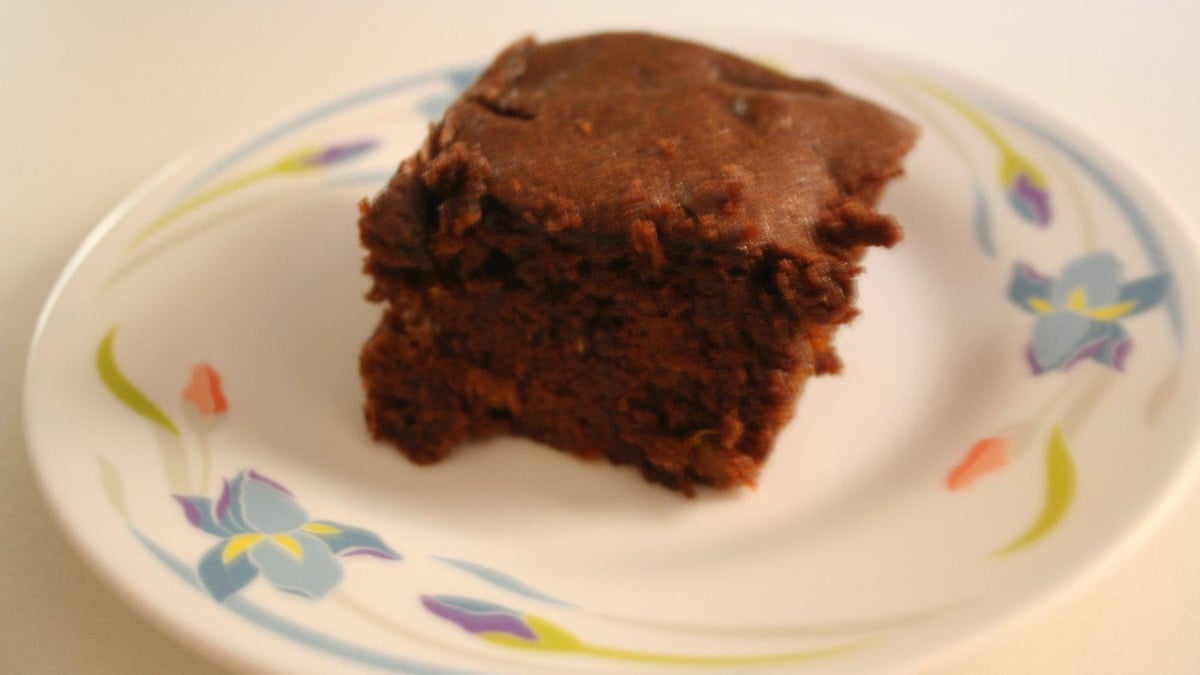 Brownie com Damasco Bêbado