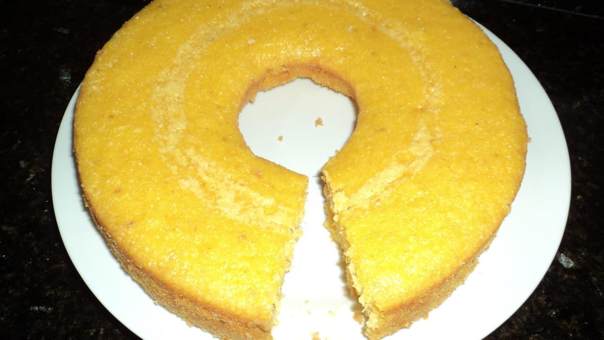 Bolo de milharina