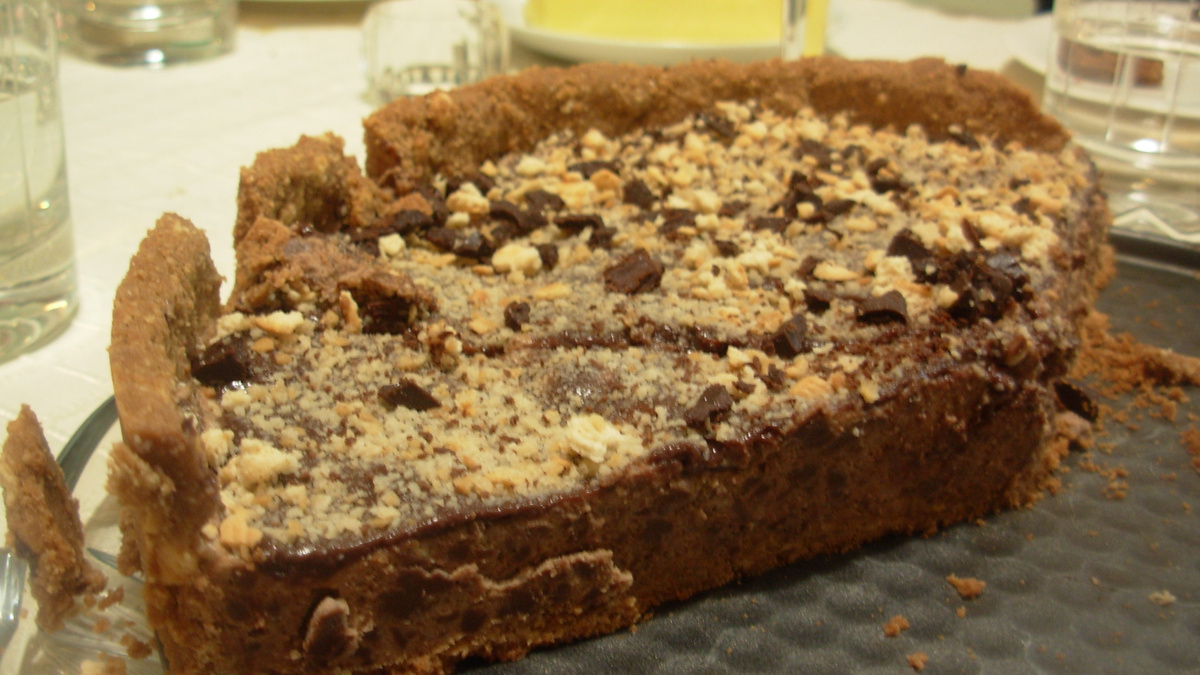 Torta bavaroise de chocolate e especiarias