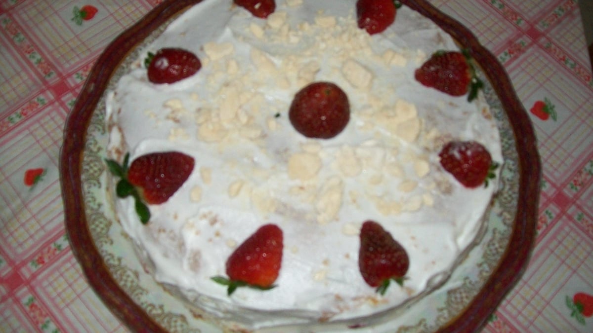 Bolo de morango