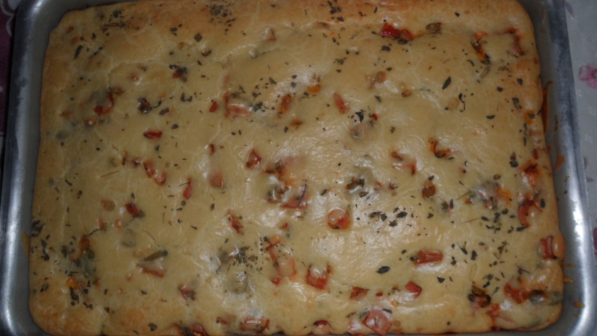 Massa de bolo salgado
