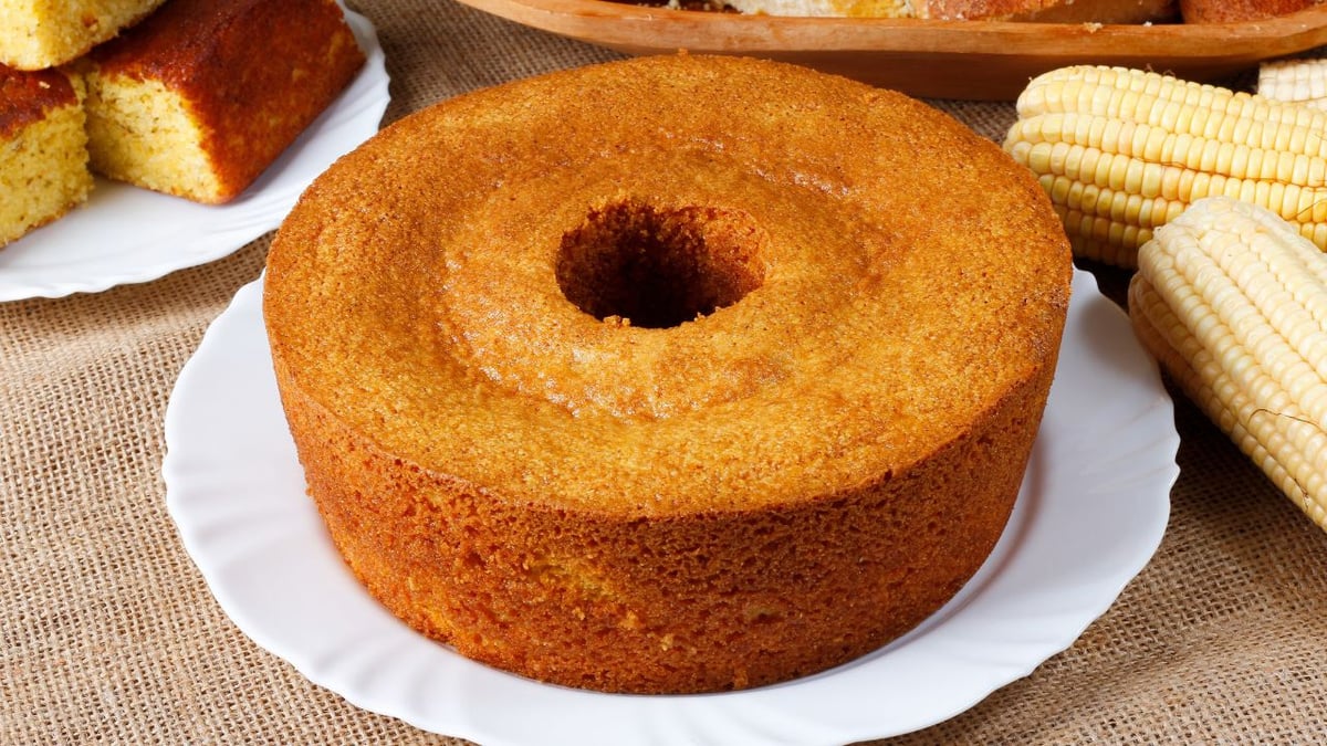 Bolo de milho festa junina