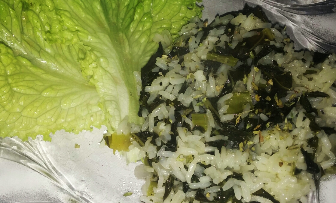Arroz com couve
