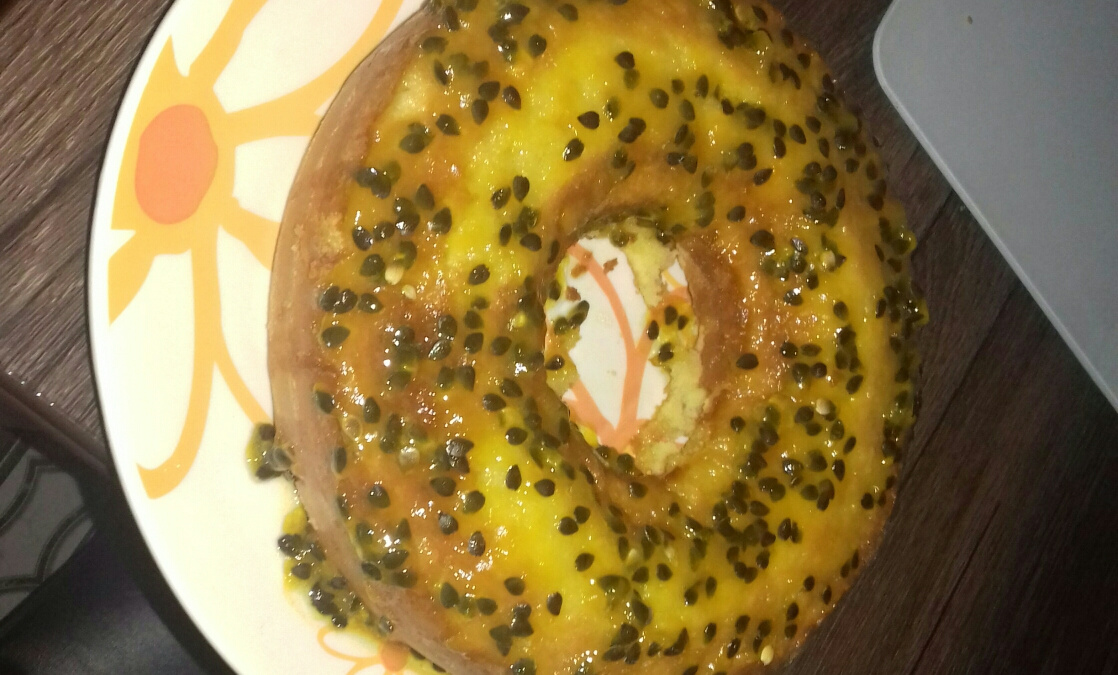Bolo de maracujá