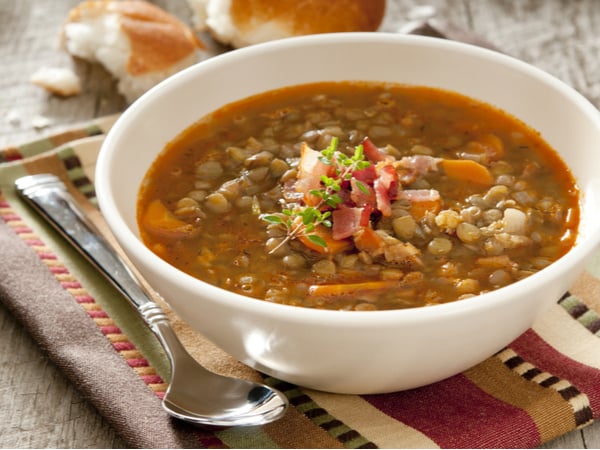 Sopa de lentilha