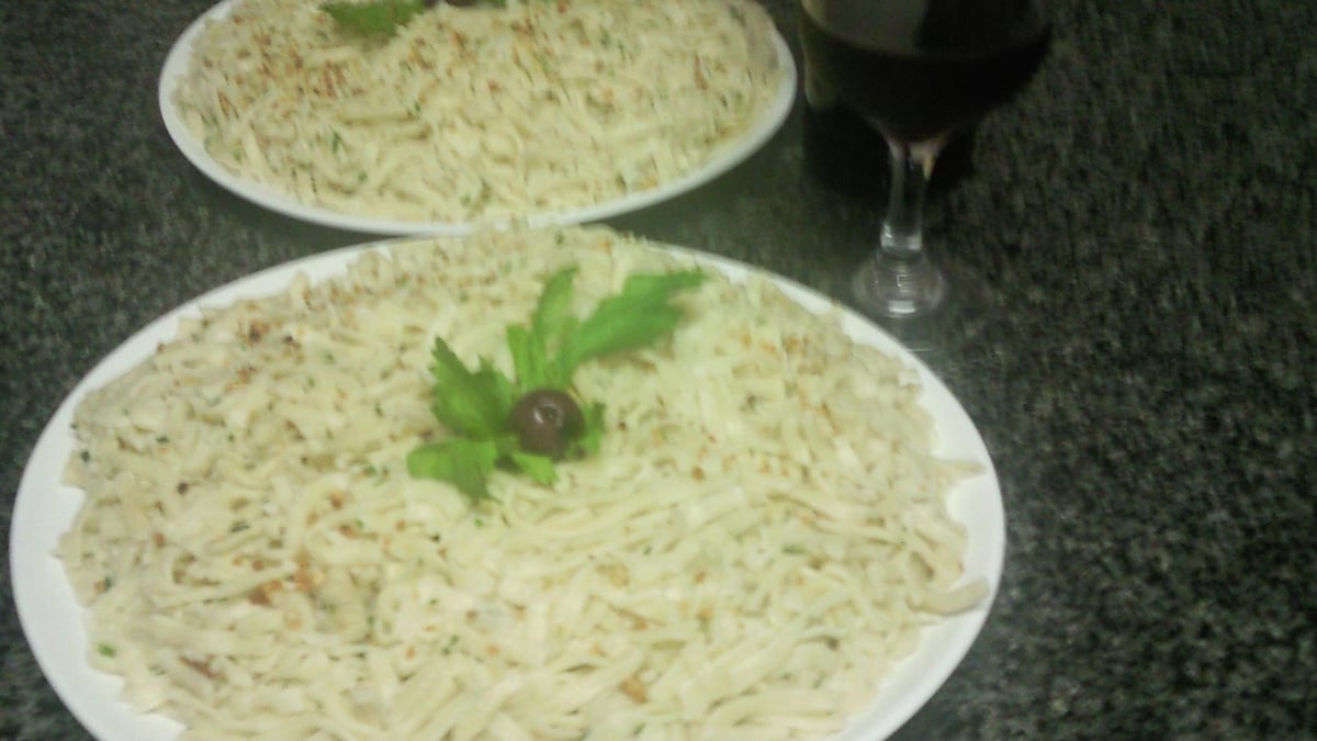 Macarrão alho e óleo