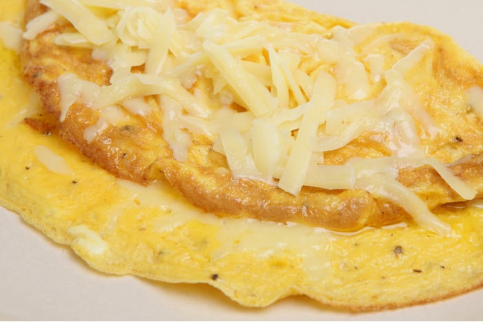 Omelete de queijo