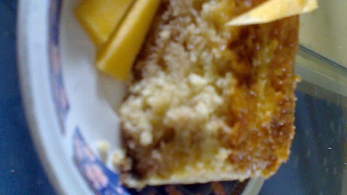Bolo de abóbora com coco