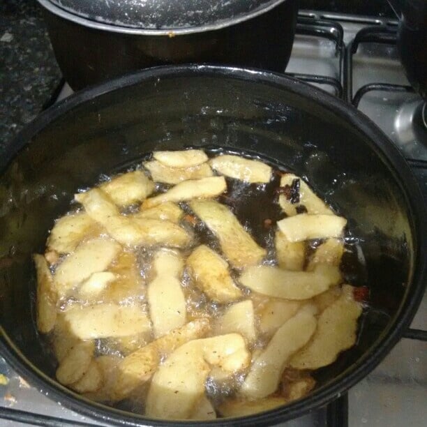 Casca de batata frita