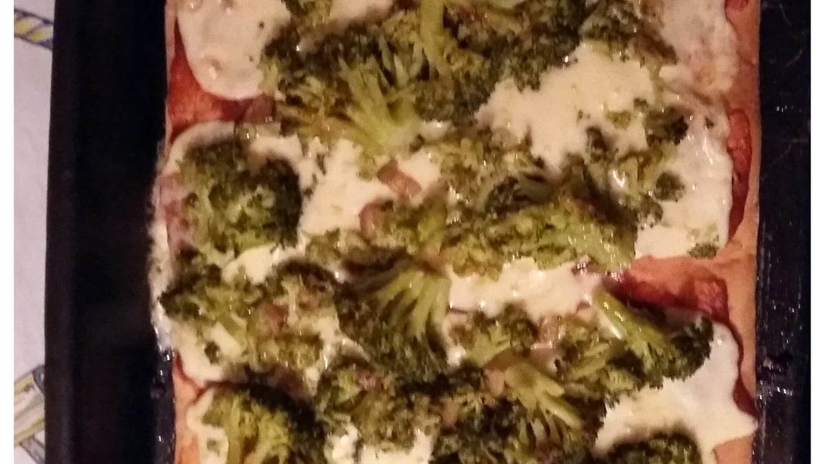 Pizza de brócolis