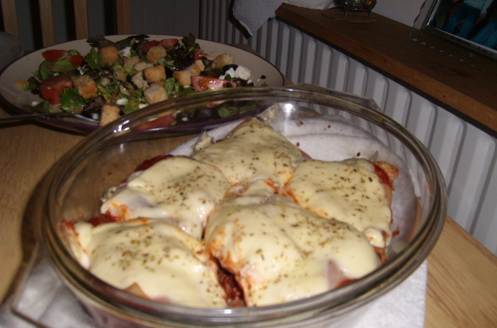Bife à milanesa da Ro