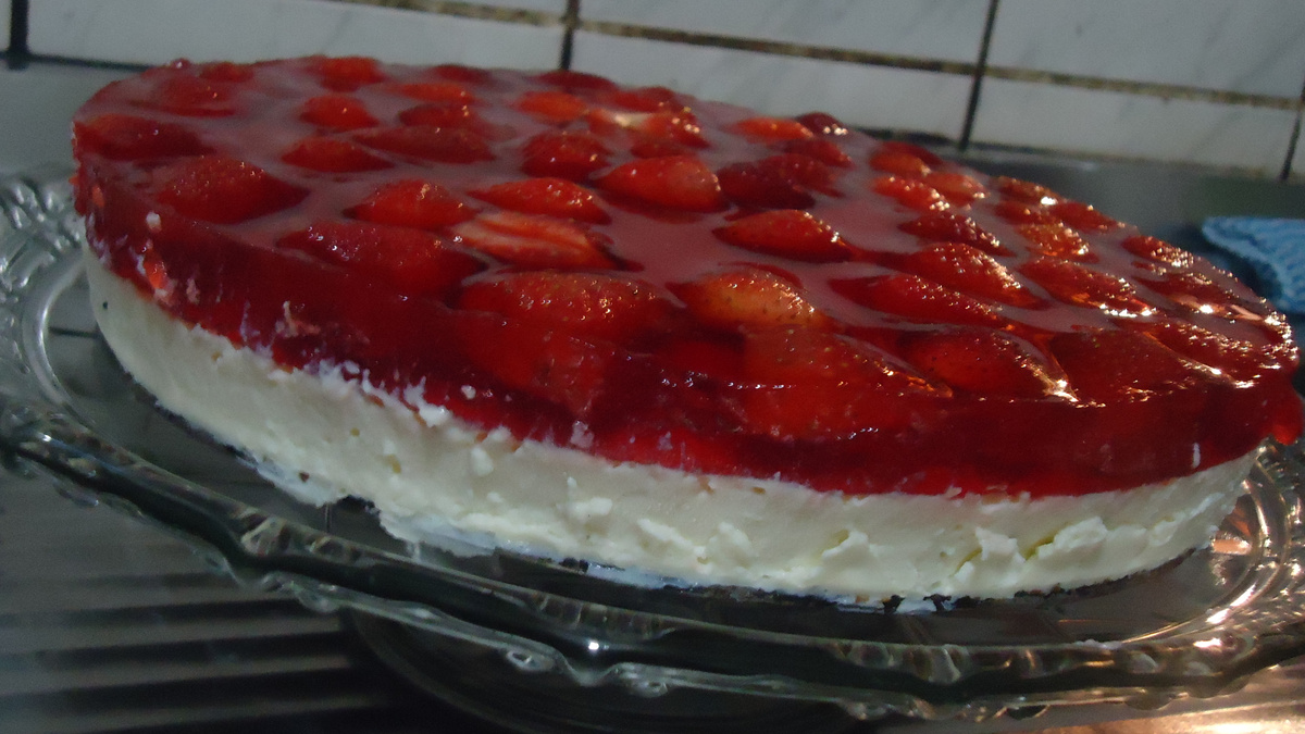 Cheesecake de morango