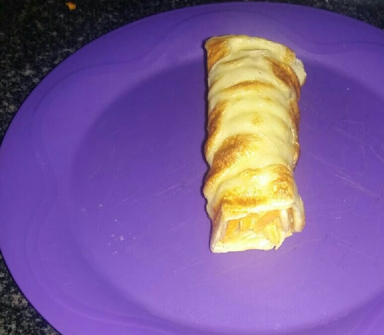 Pão de queijo de sanduicheira